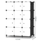 Armario Organizador 4x3 con Perchero