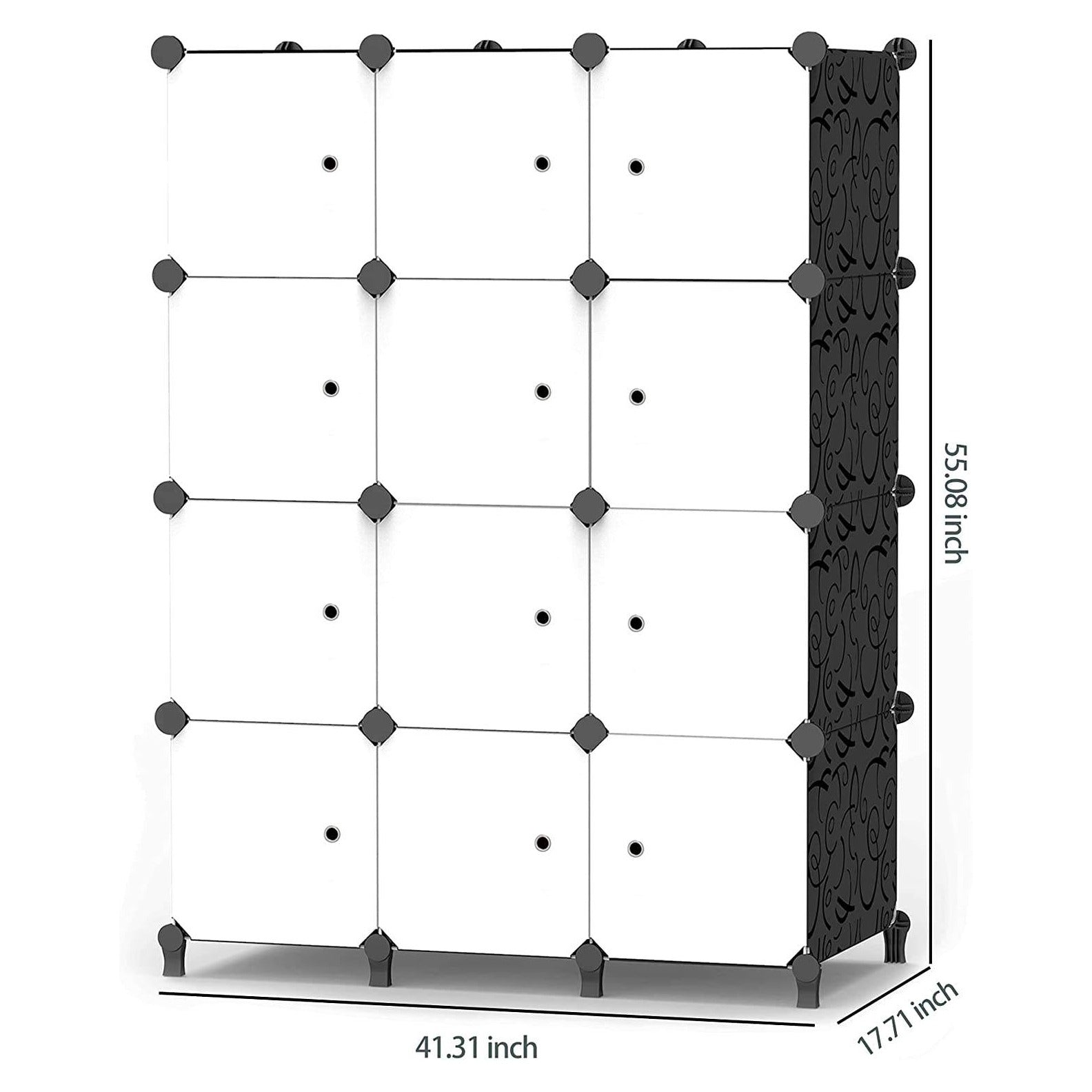 Armario Organizador 4x3 con Perchero