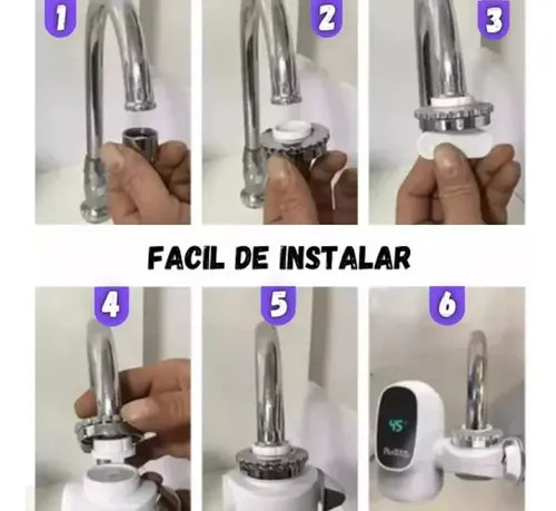 Llave Grifo Calentador Agua Lavaplatos