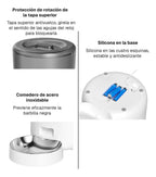 Dispensador Automático Inteligente para Mascotas con Wi-Fi, Cámara y Audio