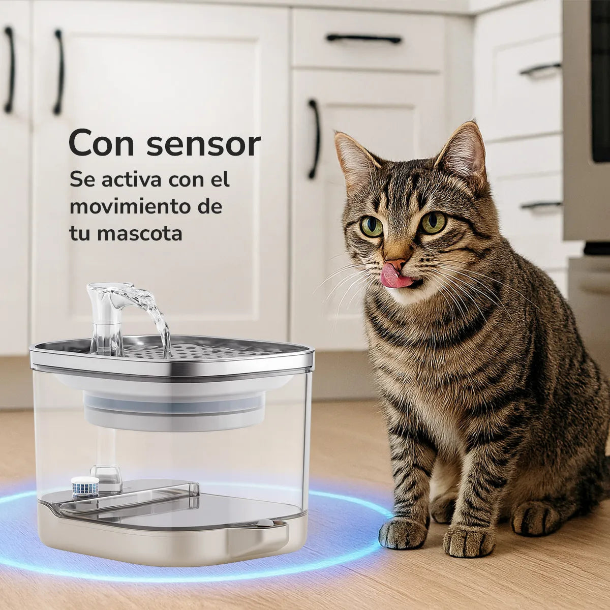 Bebedero Automático con Sensor para Perros y Gatos