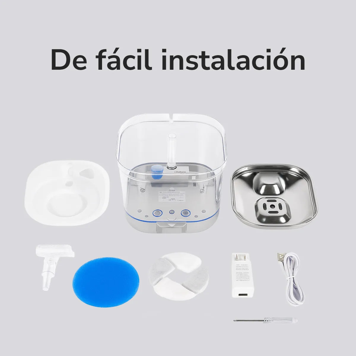 Bebedero Automático con Sensor para Perros y Gatos